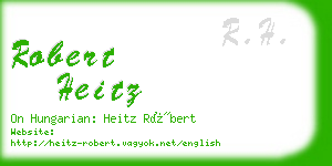 robert heitz business card